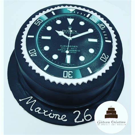 gateau anniversaire montre rolex